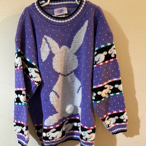 Vintage Easter sweater - Picture 1 of 3